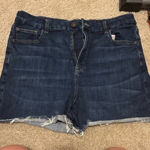 American Eagle Outfitters Dark Blue Jean Shorts